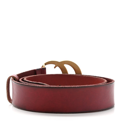 Gucci Faded Calfskin Double G 40mm Belt 90 36 Red 2 of 6