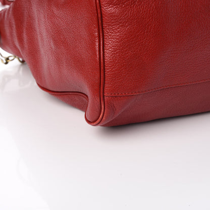 Balenciaga Sugar Goatskin Classic Gold Hardware Velo Rouge Rouge Coquelicot 14 of 16