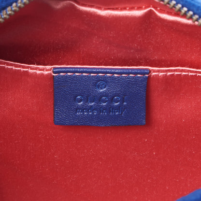 Gucci Velvet Matelasse Small GG Marmont Chain Shoulder Bag Cobalt 8 of 8