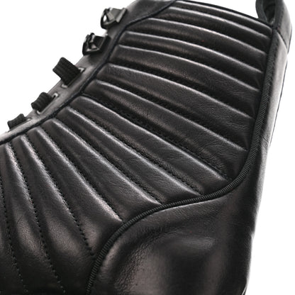 Christian Louboutin Calfskin Quilted Yetota Combat Boots 37 Black 9 of 9