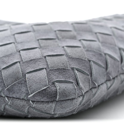 Bottega Veneta Suede Intrecciato Medium Dustbag Cloudy Indigo 10 of 10