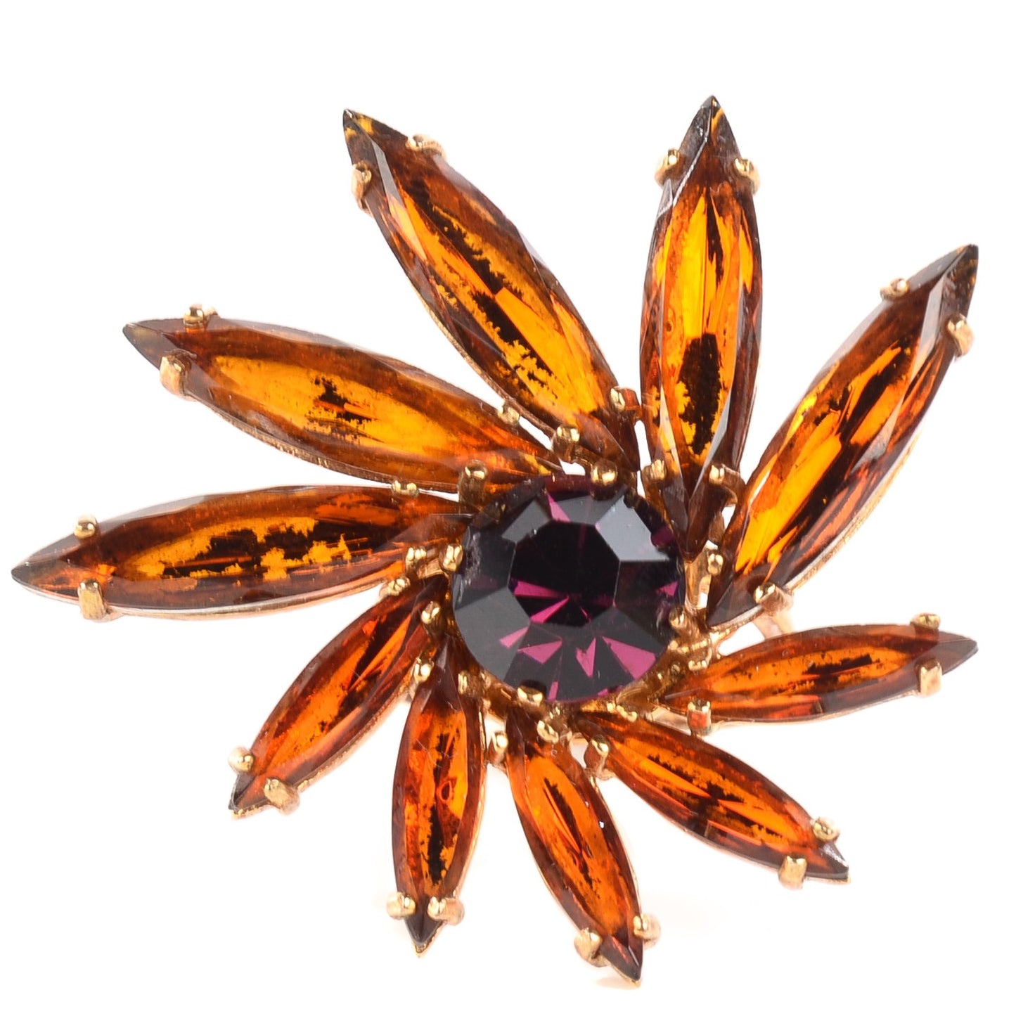 Swarovski Crystal Ring Gold 6.5