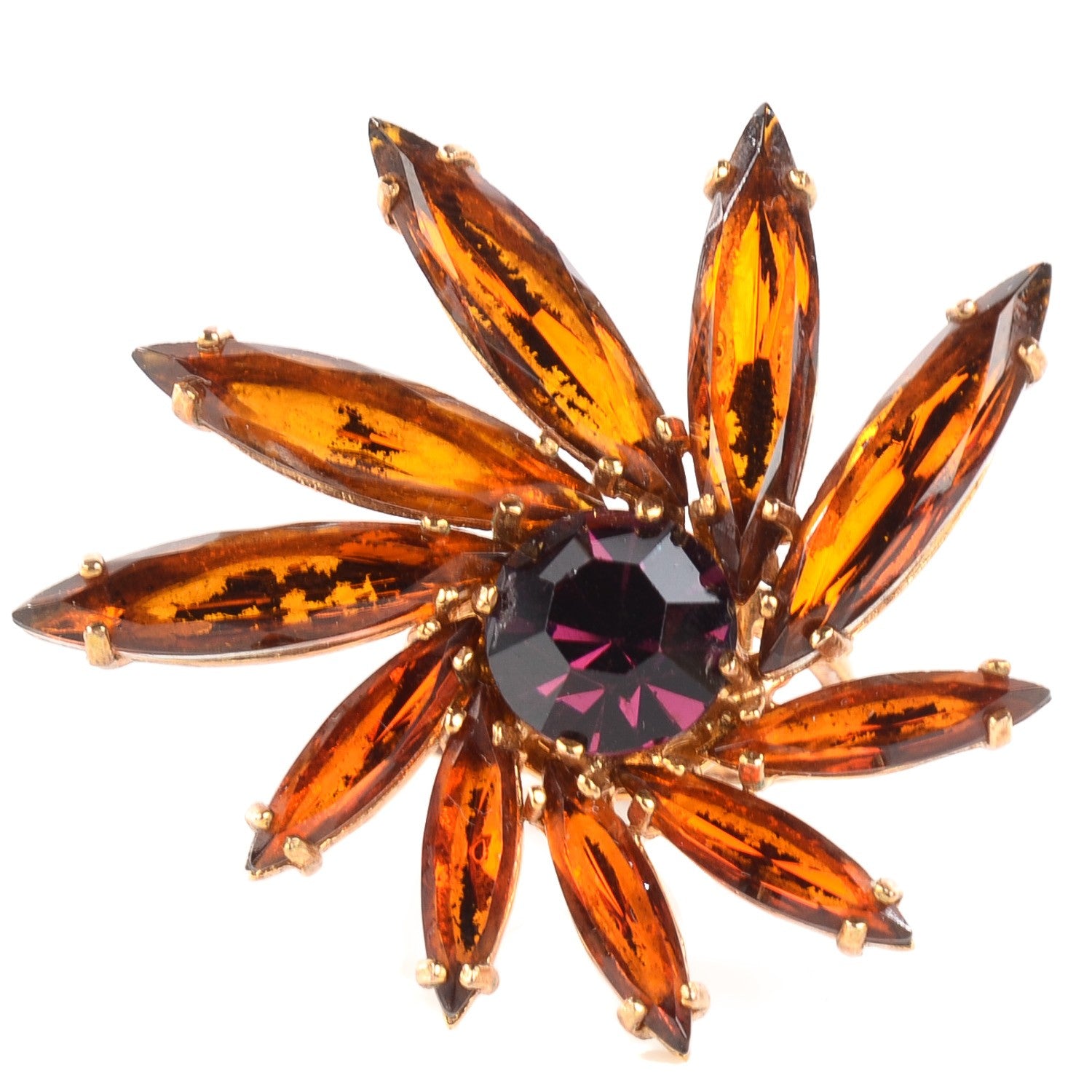 Louis Vuitton Swarovski Crystal Ring Gold 6.5 1 of 5