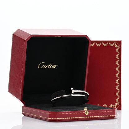 Cartier 18K White Gold Juste Un Clou Bracelet 17 4 of 4