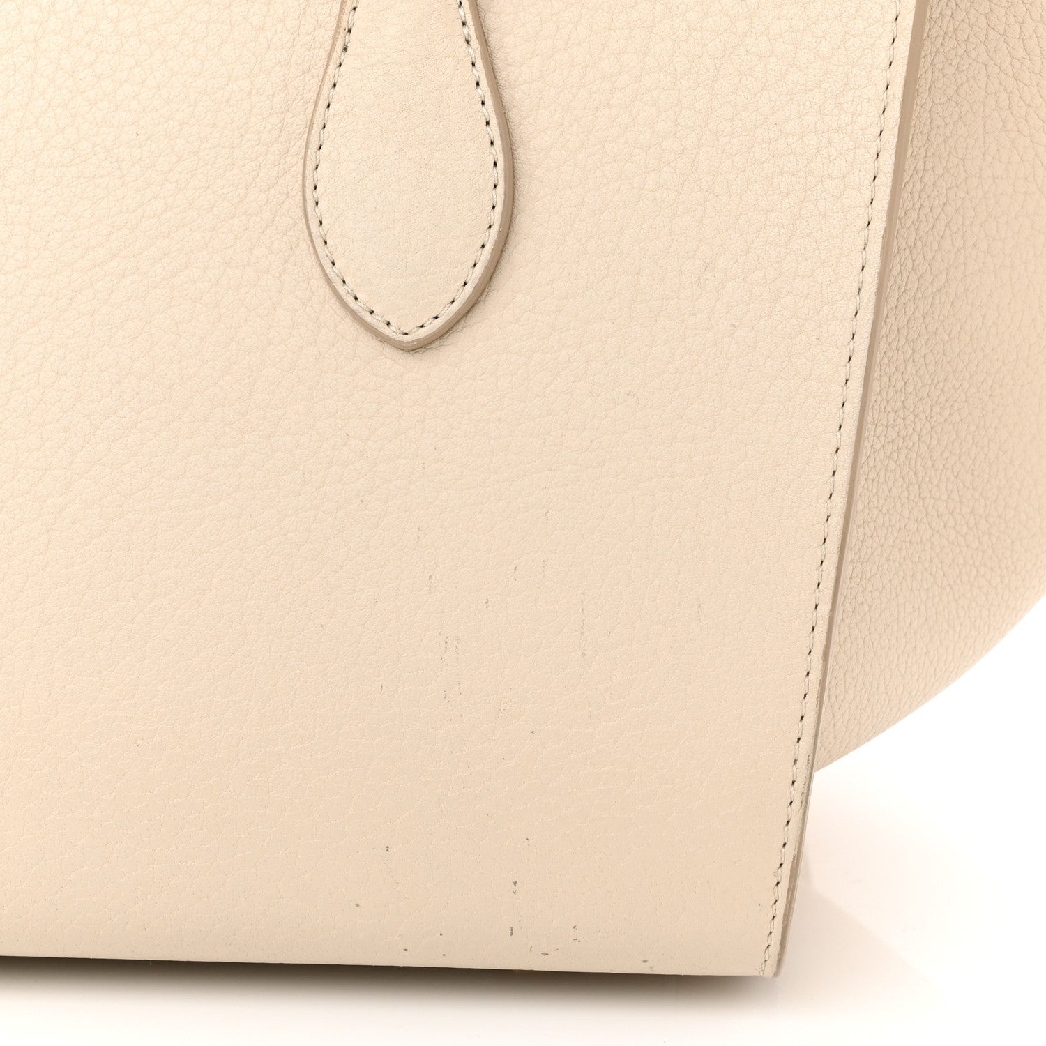 Celine Crisped Calfskin Mini Tie Knot Tote Chalk 12 of 12