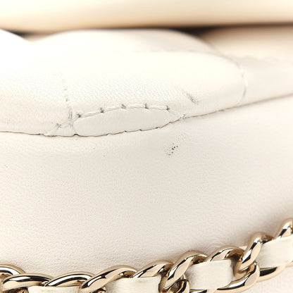 Chanel Lambskin Quilted Mini My Precious Flap White 12 of 12