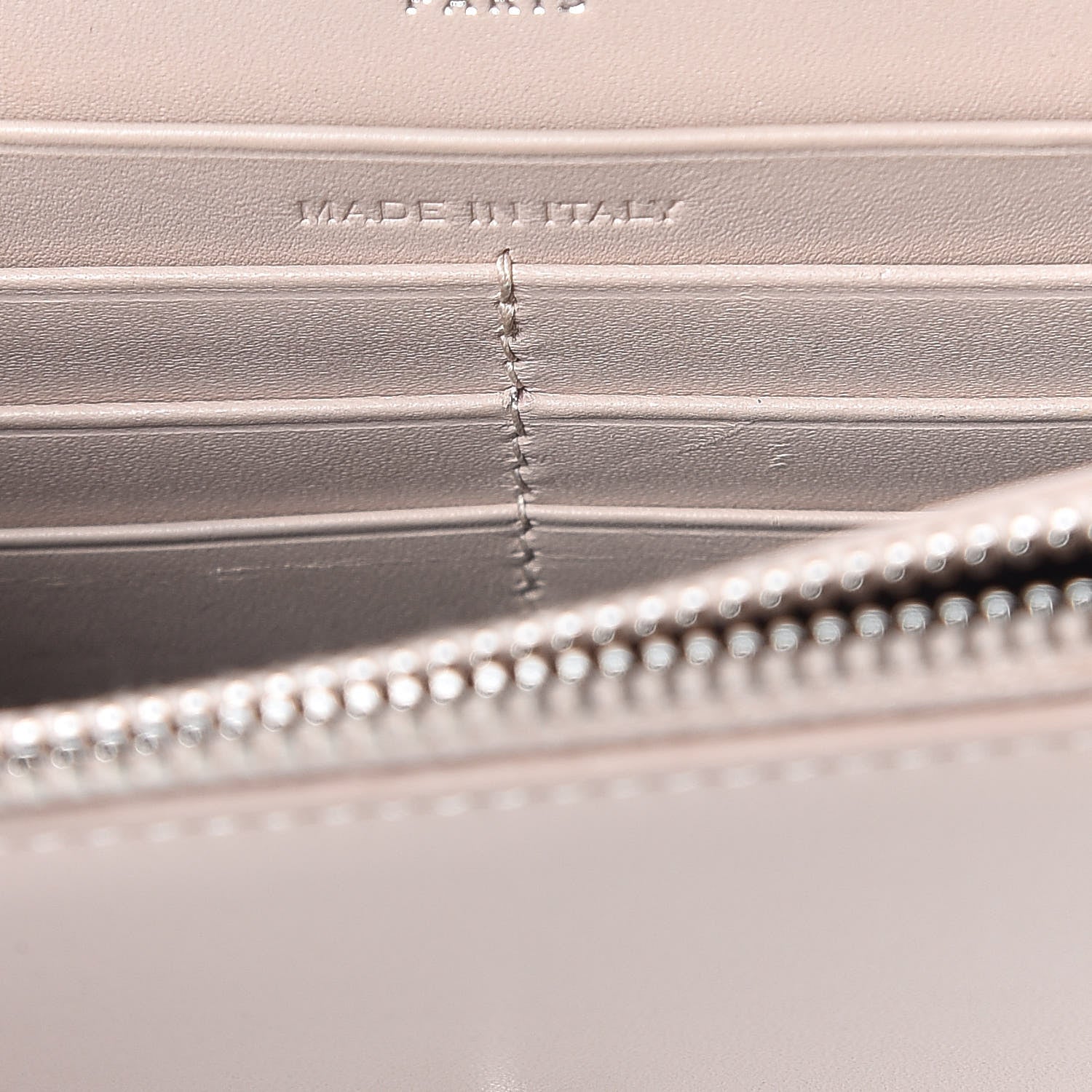 Saint Laurent Smooth Calfskin Classic Monogram Kate Tassel Chain Wallet Marble Pink 9 of 10