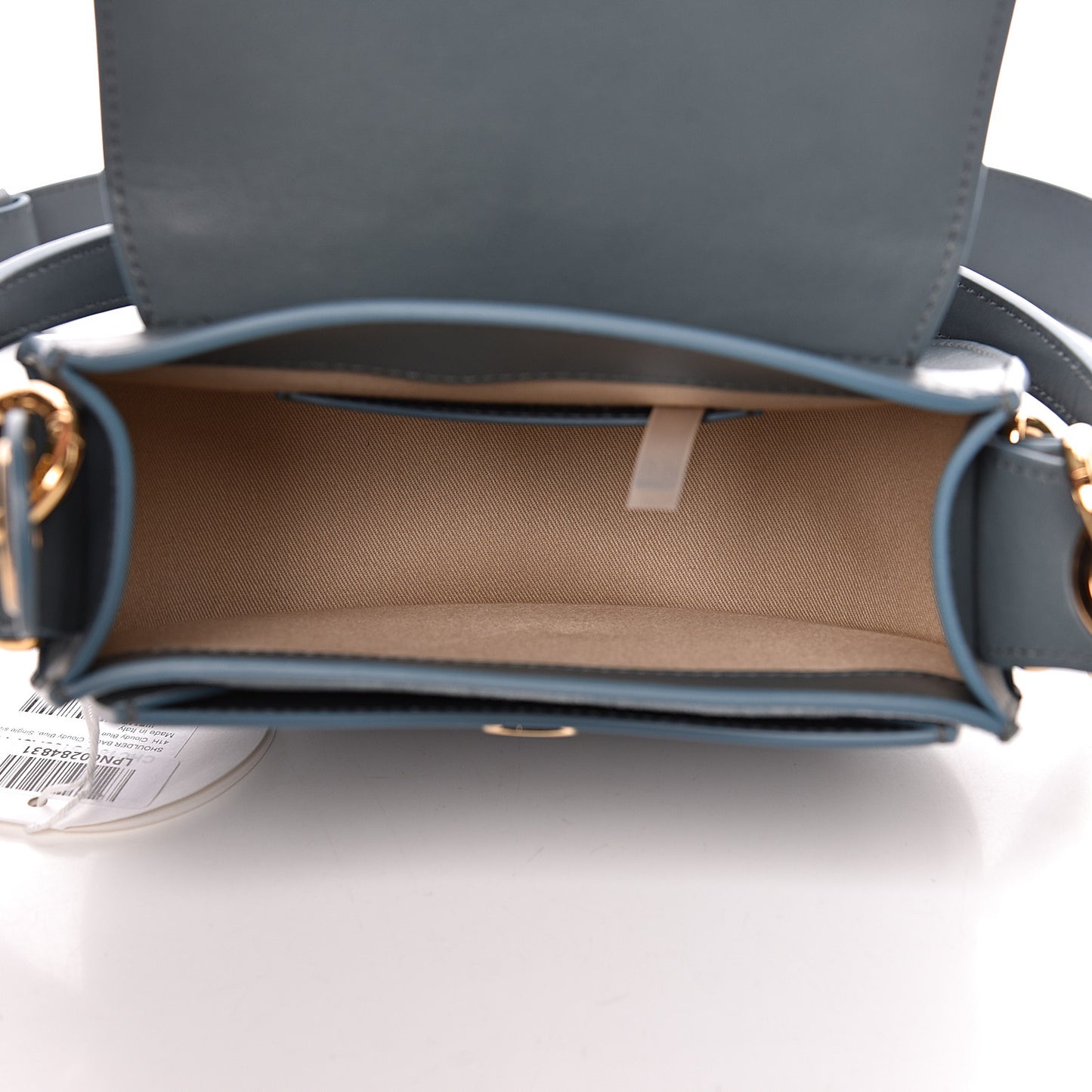 Calfskin Small Tess Bag Cloudy Blue
