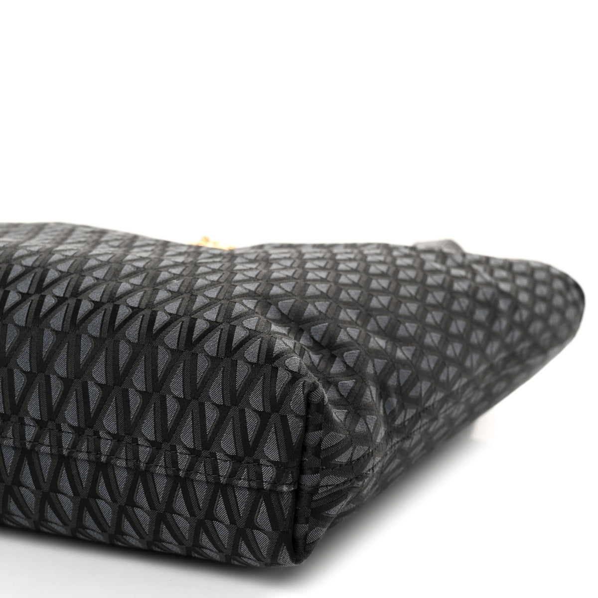 Versace Fabric Jacquard Calfskin La Medusa Tote  Black 9 of 9