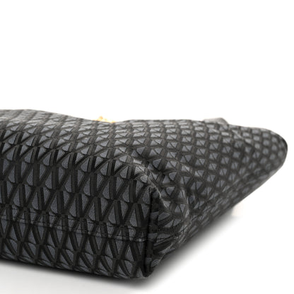 Versace Fabric Jacquard Calfskin La Medusa Tote  Black 9 of 9