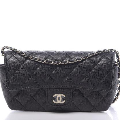 Chanel Caviar Quilted Glasses Case With Chain Black 11 of 12