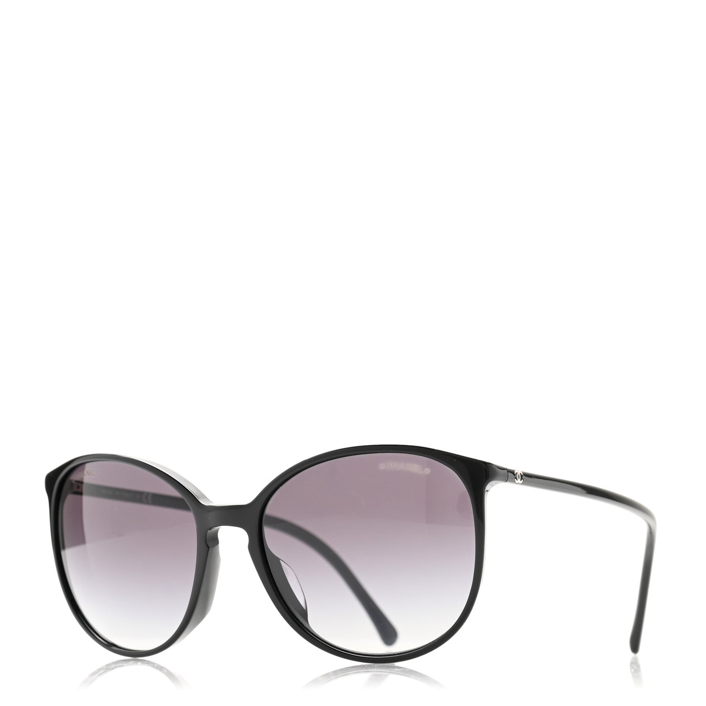 Acetate Round Sunglasses 5278 Black
