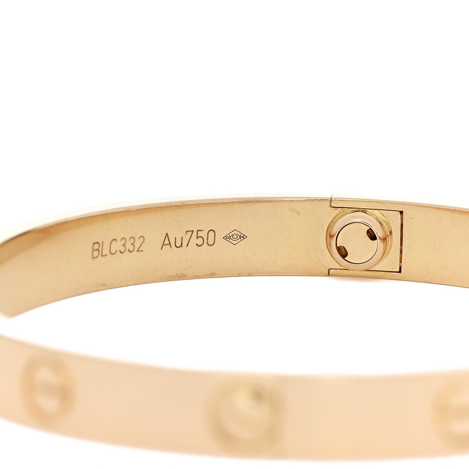 Cartier 18K Yellow Gold LOVE Bracelet 17 6 of 7