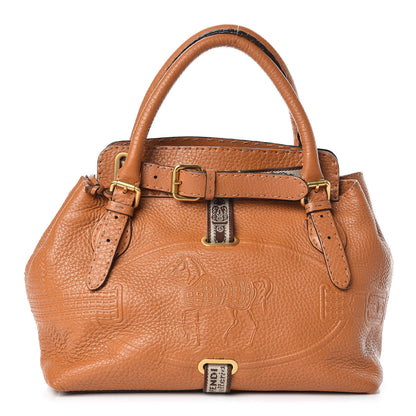 Fendi Cuoio Romano Selleria Small Villa Borghese Tote Meile Beige 1 of 11