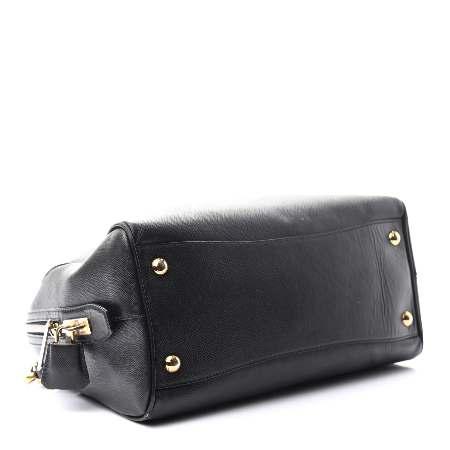 Saffiano Lux Bowler Black