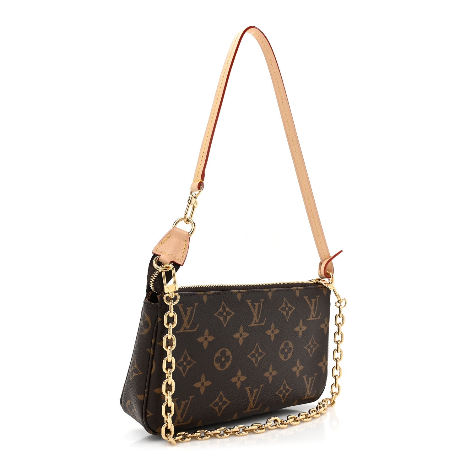 Louis Vuitton Monogram Chain Pochette Accessories 3 of 9