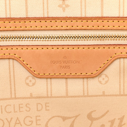 Louis Vuitton Damier Azur Neverfull MM 6 of 16