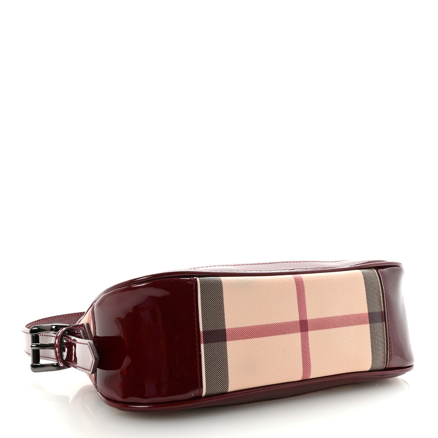 Burberry Patent Nova Check Newbury  Dark Red 4 of 9