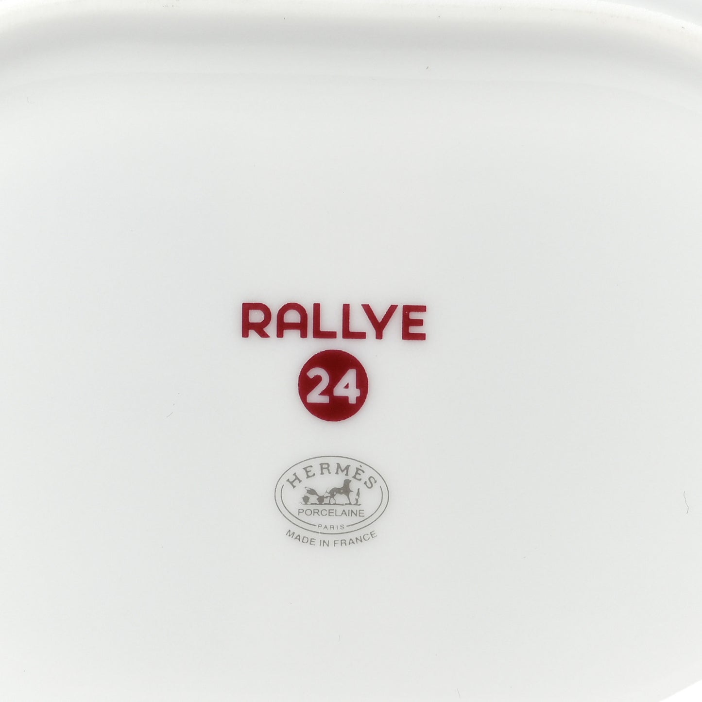 Porcelain Rallye 24 Mini Oval Plate