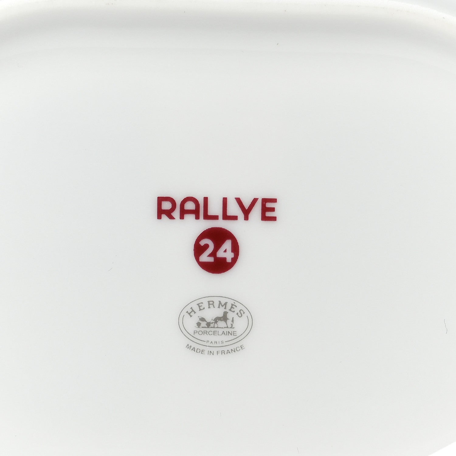 Hermes Porcelain Rallye 24 Mini Oval Plate 4 of 4