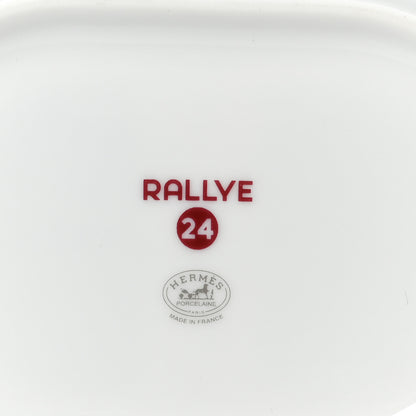 Hermes Porcelain Rallye 24 Mini Oval Plate 4 of 4
