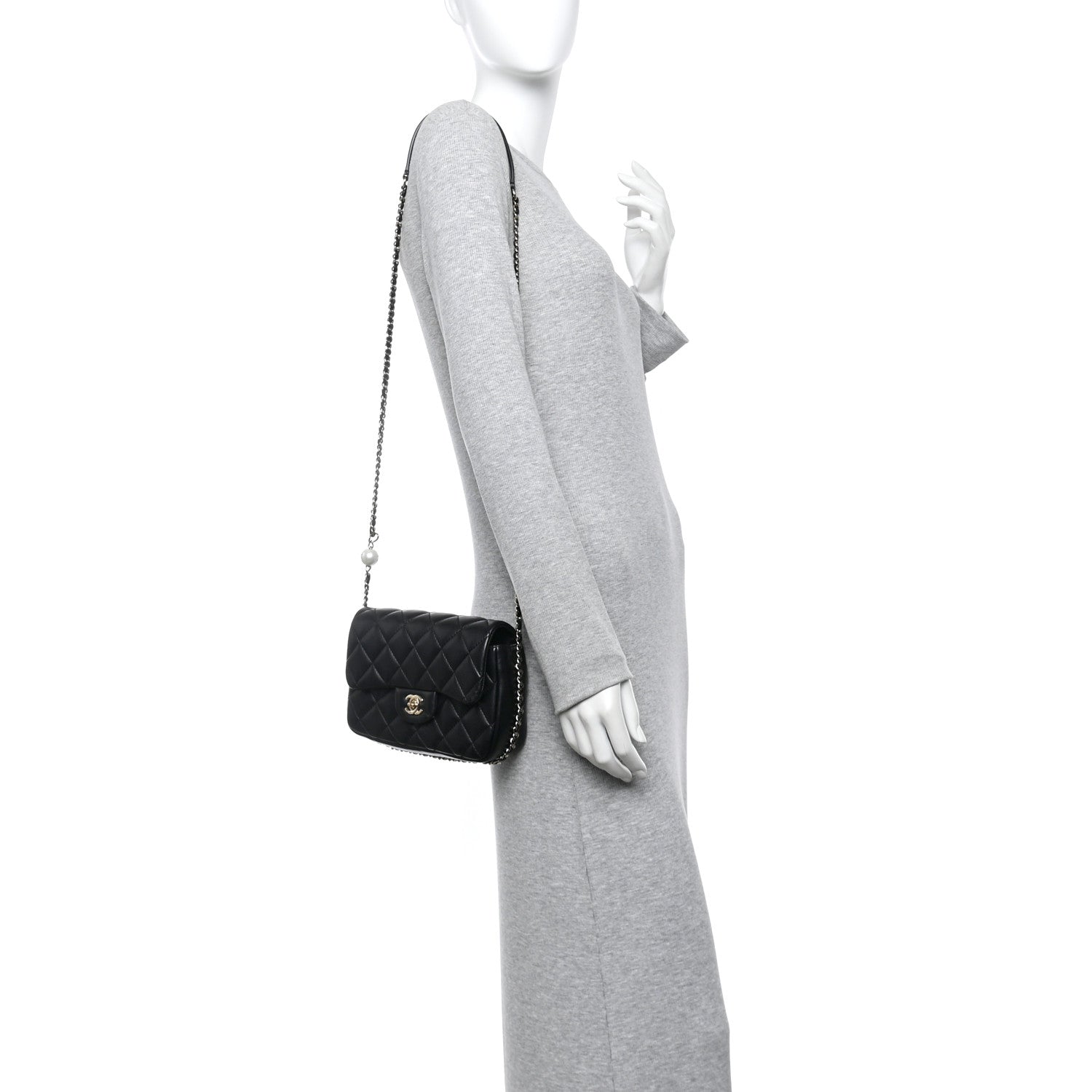 Chanel Lambskin Quilted Small My Precious Flap Black 2 of 11