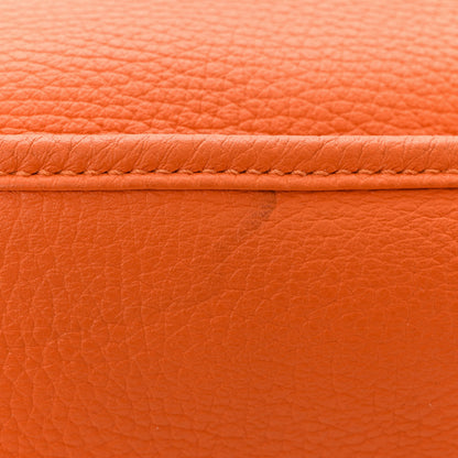 Hermes Taurillon Clemence Evelyne III GM Orange 15 of 15