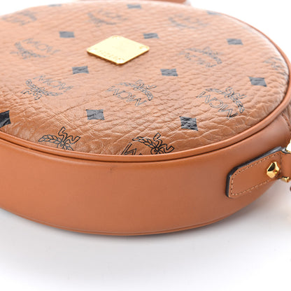 MCM Visetos Medium Heritage Tambourine Cognac 8 of 8