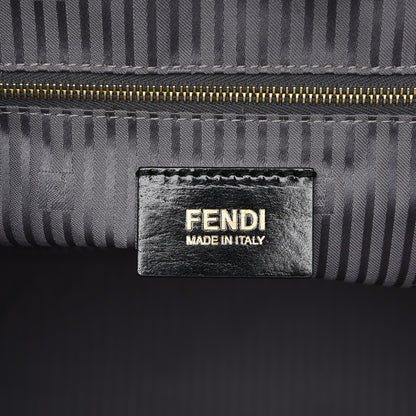 Fendi Vitello Elite Large 2Jours Tote Grigio Grigio Chiaro 6 of 7