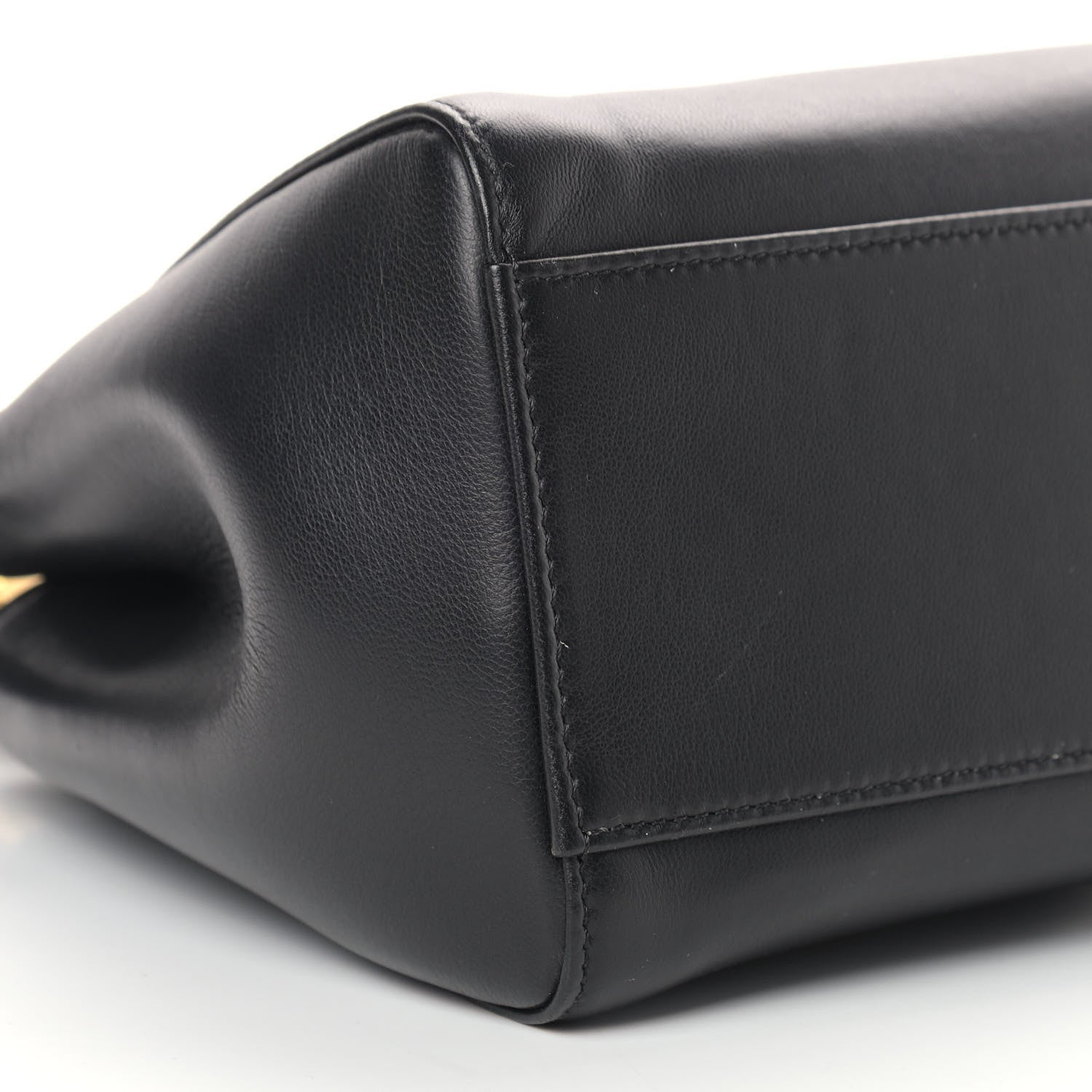 Fendi Nappa Mini Peekaboo Iconic Satchel Black 9 of 10