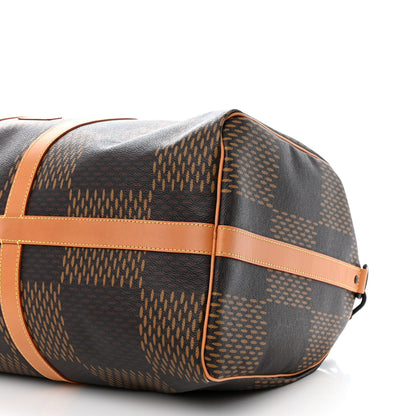 Louis Vuitton x Nigo Giant Damier Ebene Monogram Keepall Bandouliere 50 10 of 10