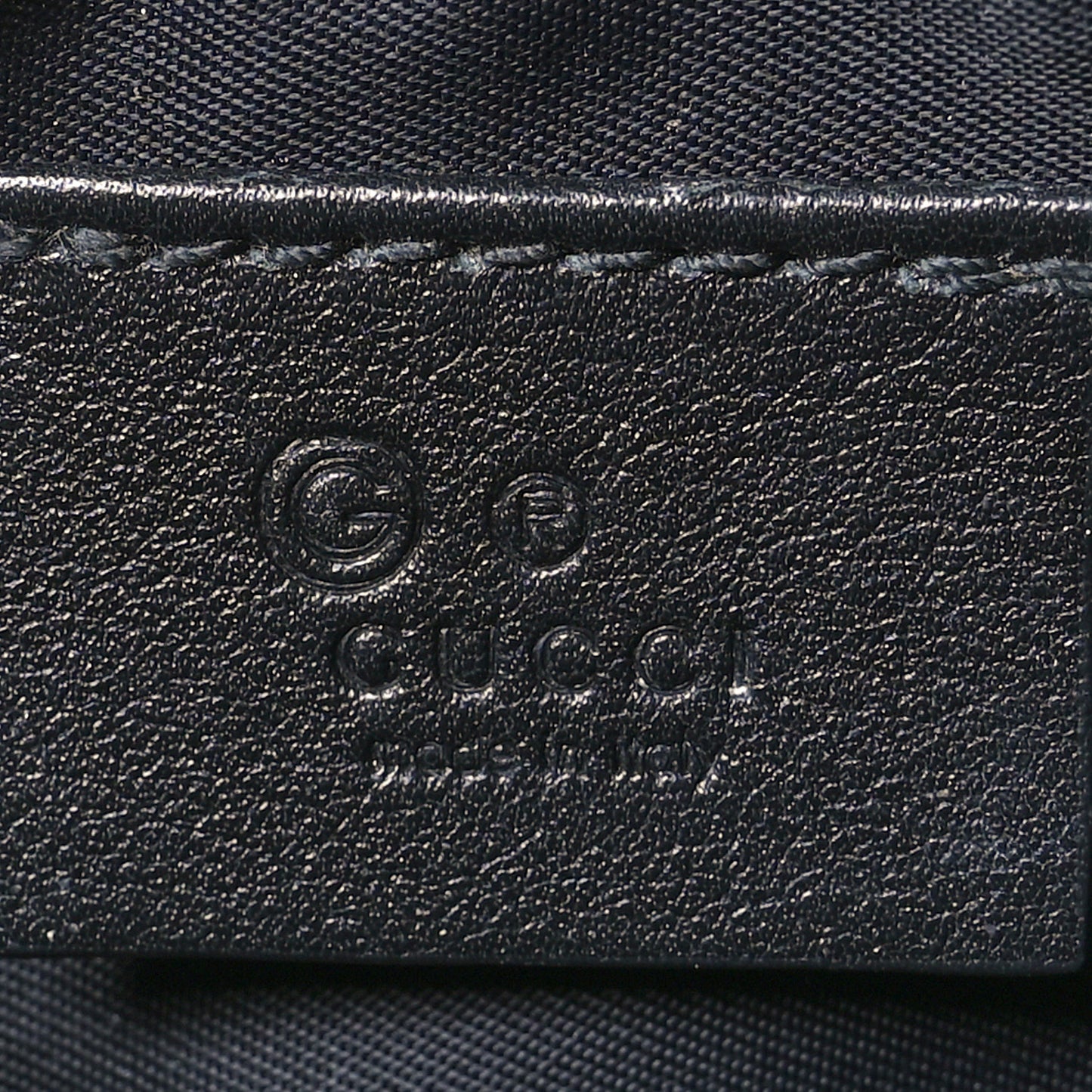 Microguccissima Key Ring Coin Case Black