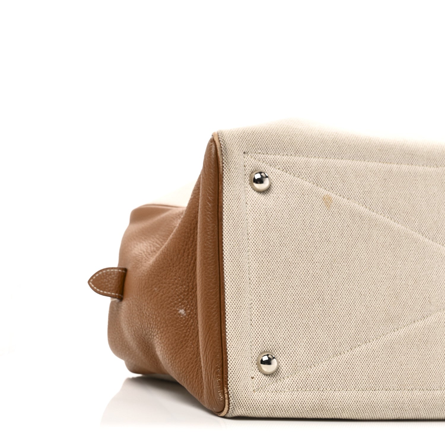 Hermes Toile Taurillon Clemence Victoria II 43 Gold 9 of 12
