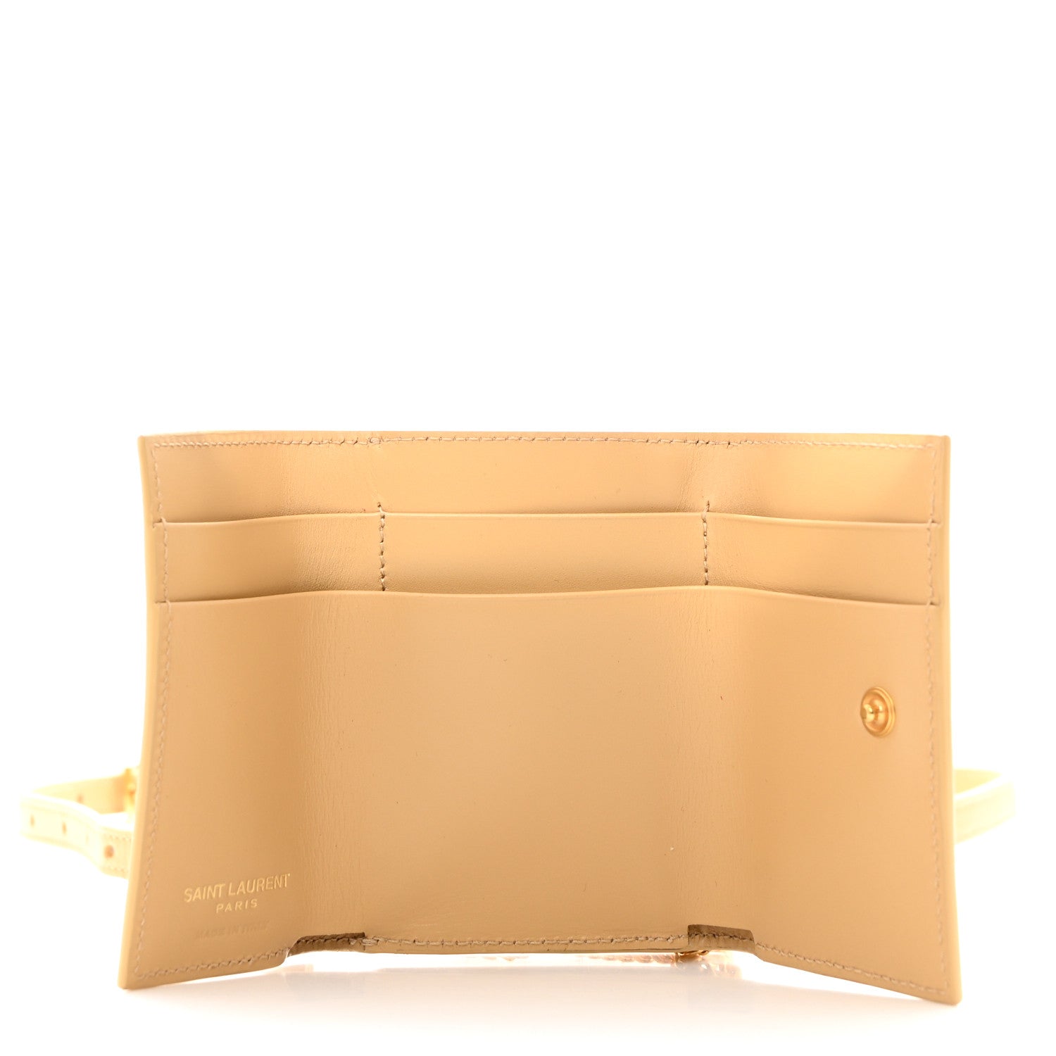 Saint Laurent Smooth Calfskin Monogram Rider Belt Bag Dark Beige 5 of 11