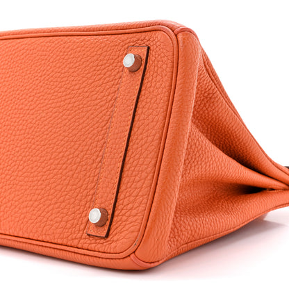 Hermes Togo Birkin 30 Orange 9 of 13