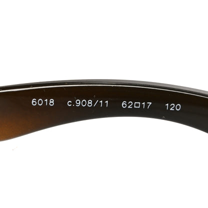 Chanel Acetate CC Sunglasses 6018 Black Brown 6 of 7
