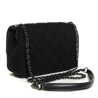Chanel Jersey Quilted Mini Chic With Me Flap Black 3 of 8
