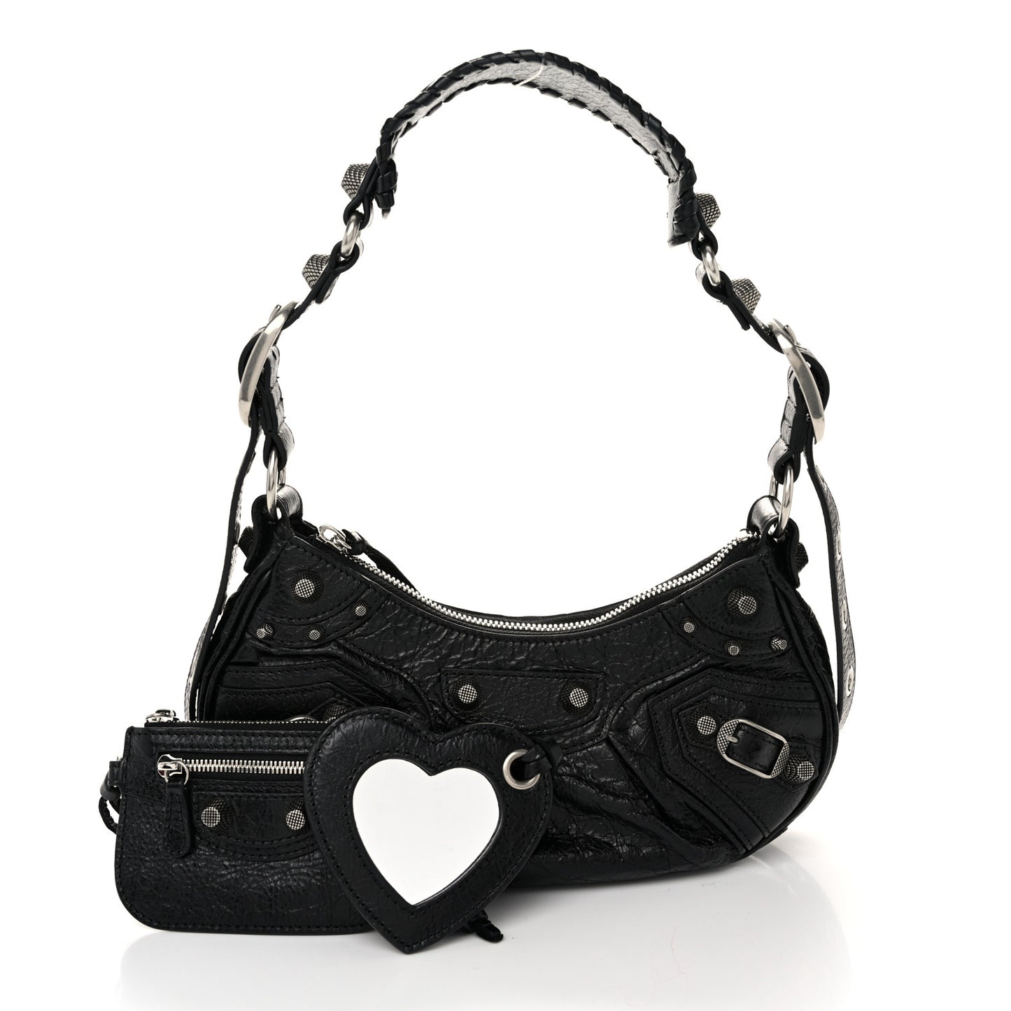 Agneau Arena Le Cagole Shoulder Bag XS Black