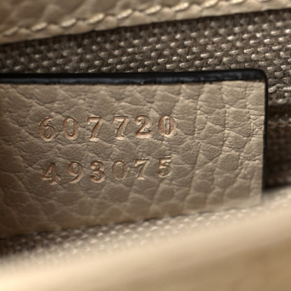 Gucci Dollar Calfskin Interlocking G Crossbody Bag Mystic White 7 of 10