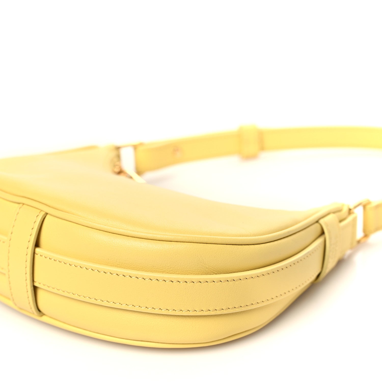 Celine Smooth Calfskin Mini Ava Shoulder Bag Yellow 10 of 11