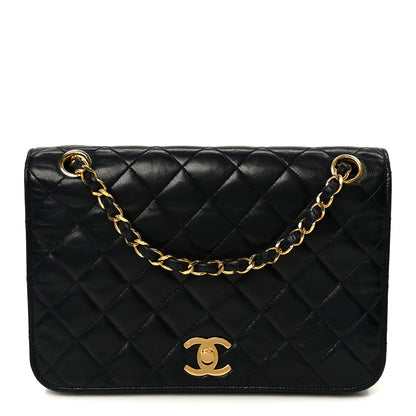 Chanel Lambskin Quilted Full Flap Black 1 of 12