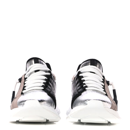 Givenchy Metallic Spectre Low Runners Sneakers 37.5 Silver Black 2 of 8