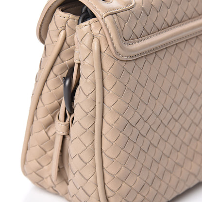Bottega Veneta Nappa Intrecciato Rialto Shoulder Bag Mink 12 of 13