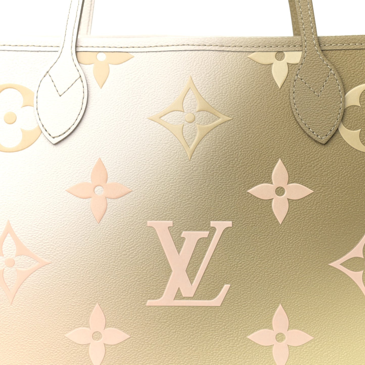 Monogram Giant Spring In The City Neverfull MM Sunset Kaki