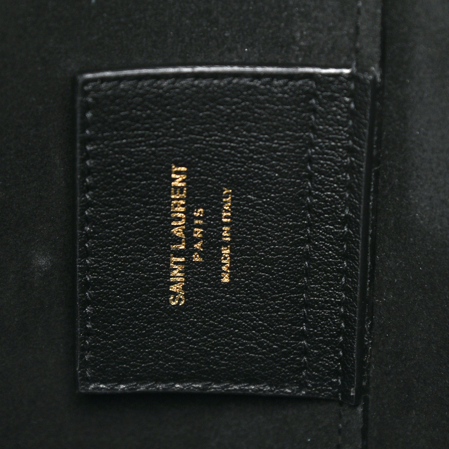 Calfskin Large Shopping Tote Black