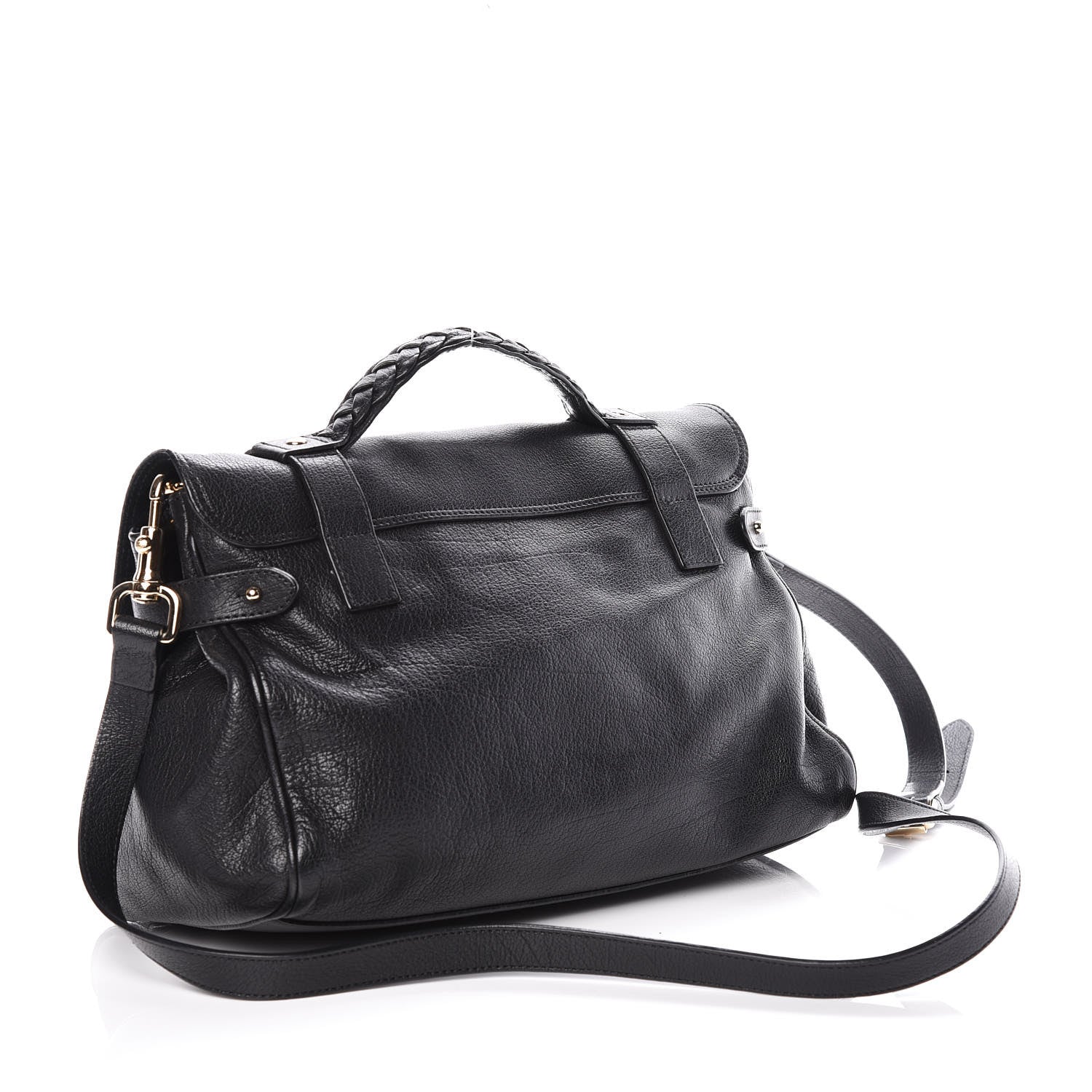 Mulberry Polished Buffalo Medium Alexa Black 3 of 9