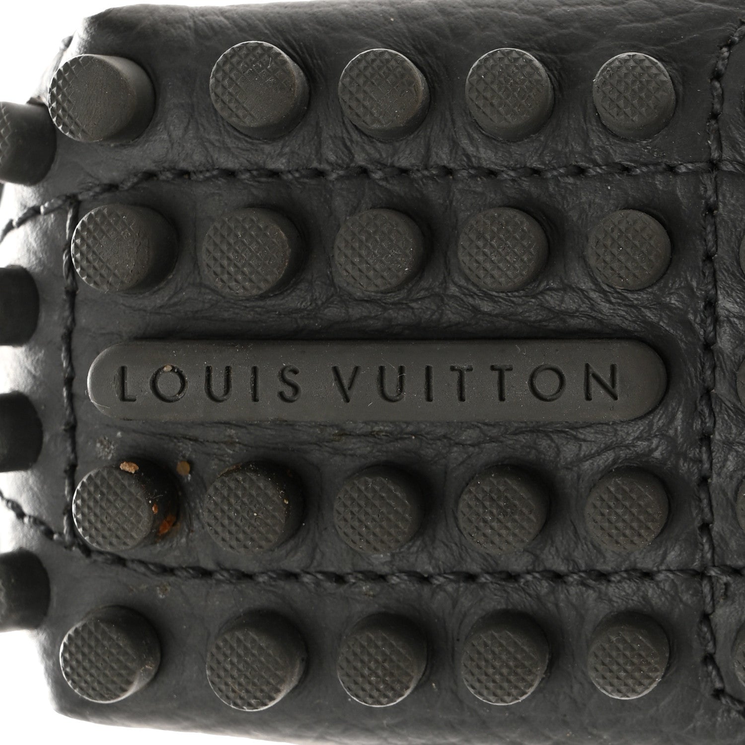 Louis Vuitton Calfskin Hockenheim Moccasin Loafers 8 Grey 6 of 9