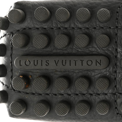 Louis Vuitton Calfskin Hockenheim Moccasin Loafers 8 Grey 6 of 9