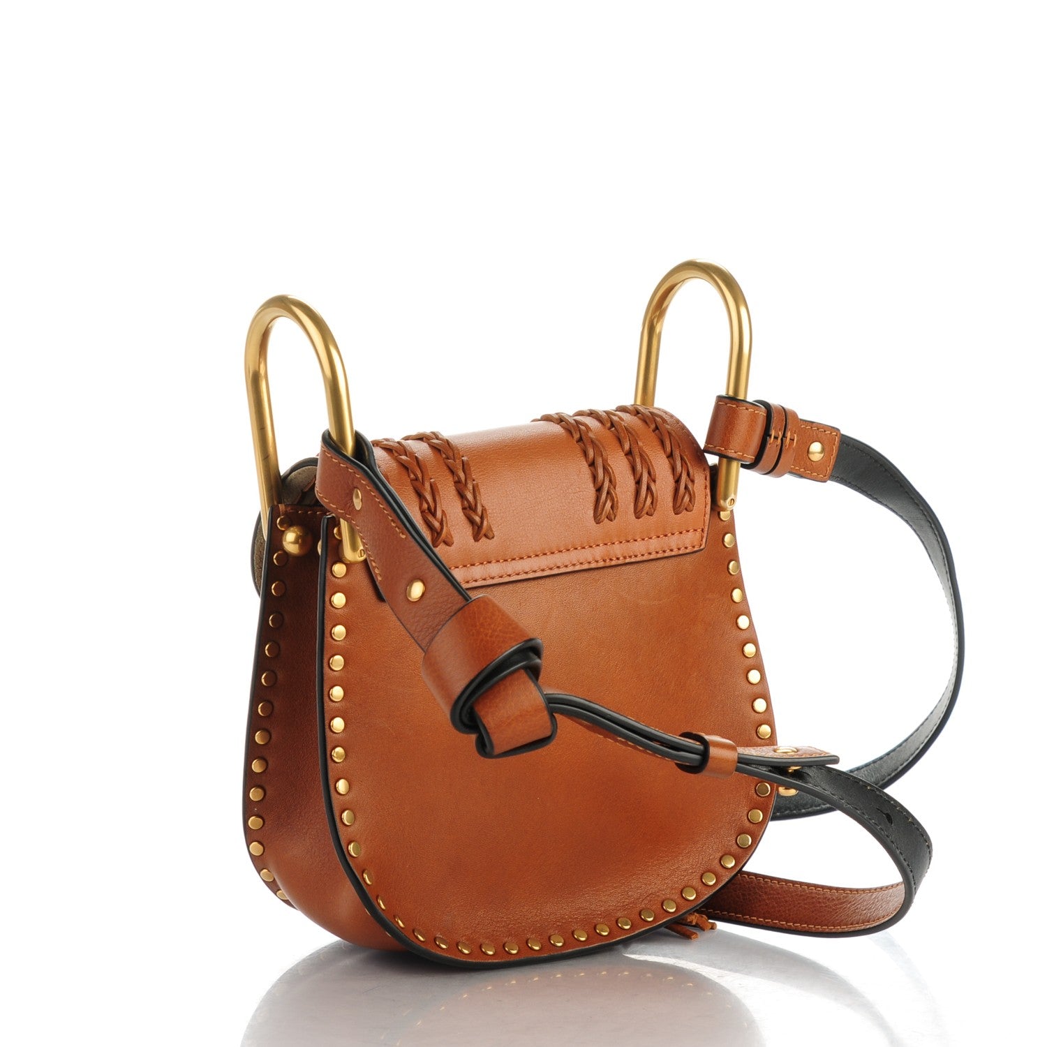 Chloe Calfskin Mini Hudson Shoulder Bag Caramel 3 of 5