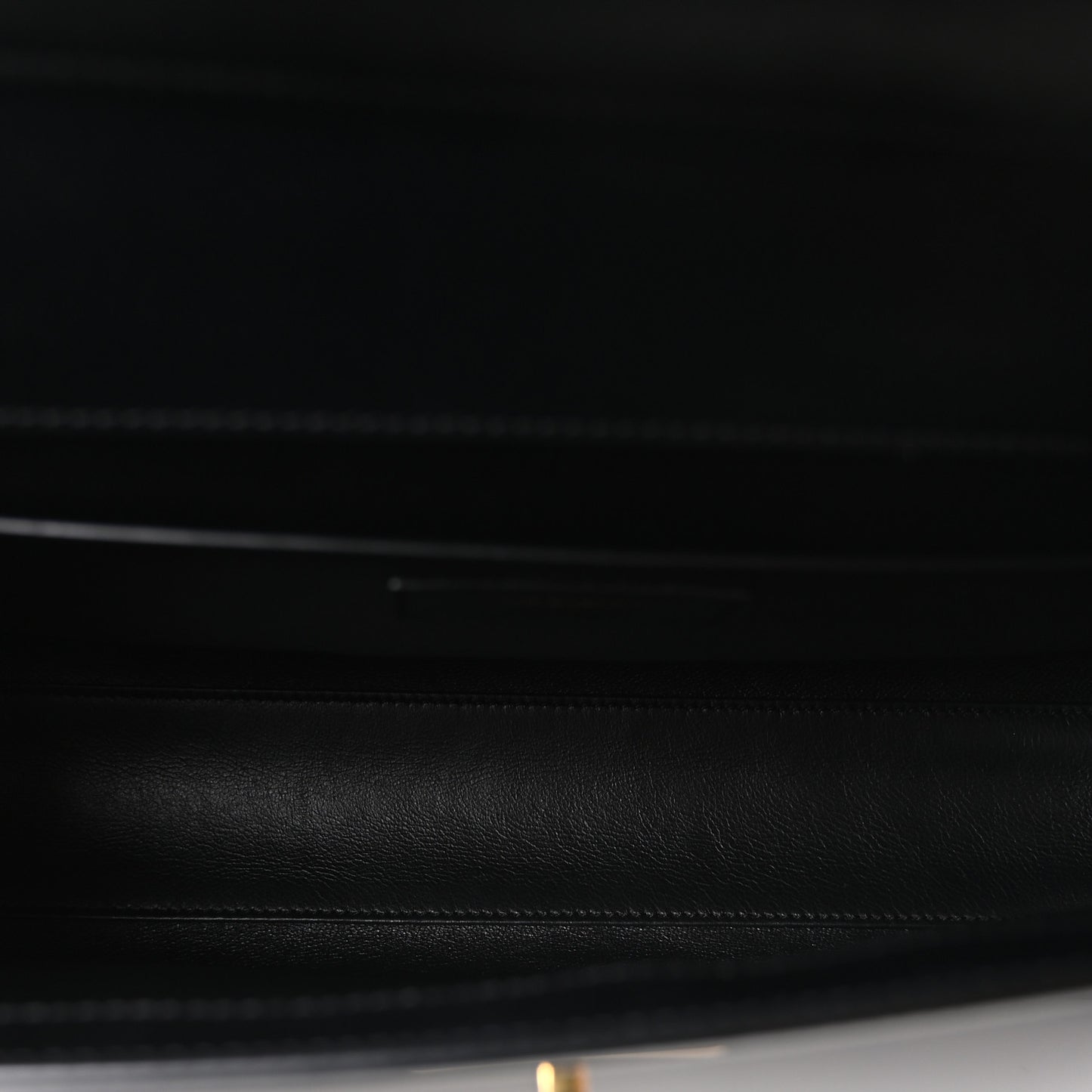 Smooth Calfskin Manhattan Shoulder Bag Black